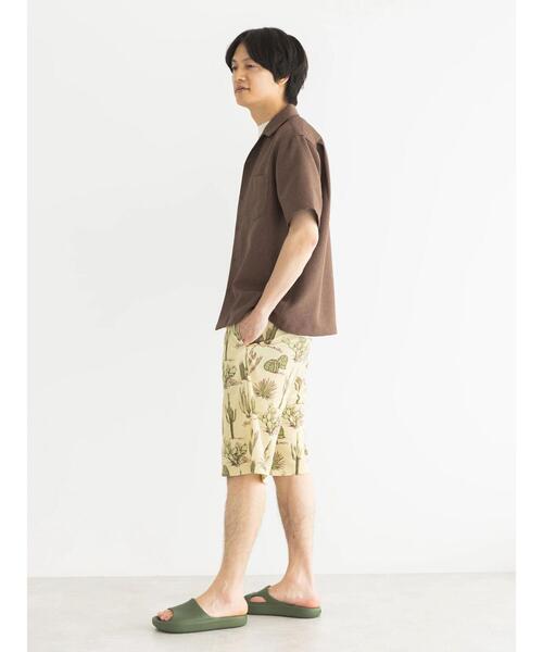 CRAFT STANDARD BOUTIQUE(クラフトスタンダードブティック)の「リネンライクオープンカラーシャツ(シャツ/ブラウス・メンズ・ブラック/ブラウン/ベージュ・M/L/XL)」の18枚目の写真