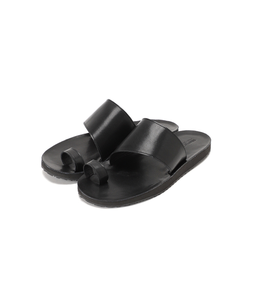 B.C STOCK(ベーセーストック)の「LEATHER SLIDER SANDALS(サンダル・メンズ・ブラウン/ブラック・MEDIUM/LARGE)」の18枚目の写真