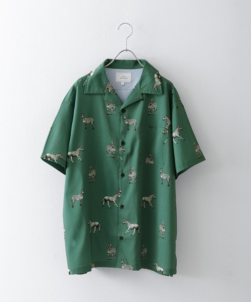 DRESS HIPPY INK　オープンカラーシャツ　ボックスシルエット　総柄 楽天市場】☆当店周年記念！全品5％OFFクーポン+ポイント全品2倍