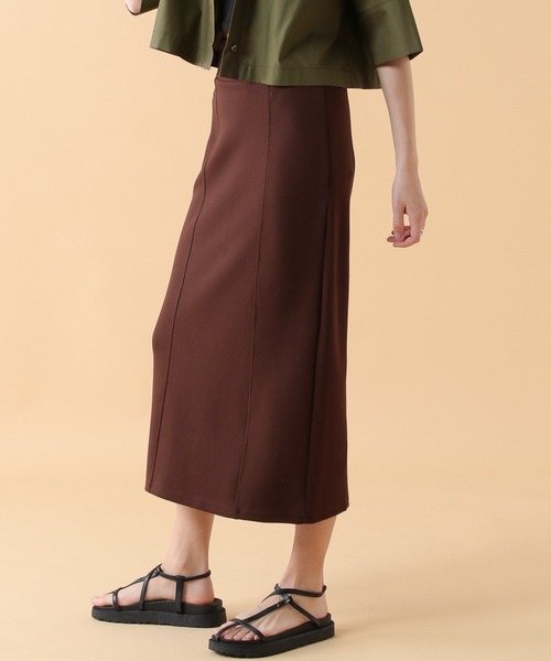 saloon(サルーン)の「SALOON(サルーン)/ハイウエストカットペンシルスカート(スカート・レディース・ブラック/オレンジ/ブラウン・S/M/SMALL/MEDIUM)」の3枚目の写真