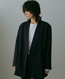 2WAYシルエットノーカラージャケット