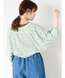 ehka sopo | 5分袖シアーカットボレロ(カーディガン/ボレロ)