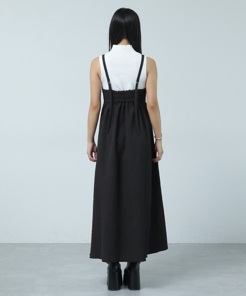 PAGEBOY(ページボーイ)の「ポコポコチェックキャミワンピース(ワンピース・レディース・ブラック/グリーン系その他/ホワイト系その他・FREE)」の12枚目の写真