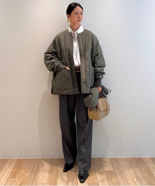 Mila Owen（ミラオーウェン）の「リバーシブルキルティングコート