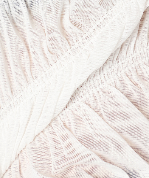 U by SPICK&SPAN（ユーバイスピックアンドスパン）の「シャーリングチュールトップス（シャツ/ブラウス・レディース・ホワイト/ブラック・FREE）」の20枚目の写真