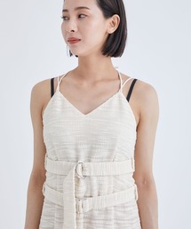 CINOH（チノ）の「【CINOH/チノ】COTTON DOBBY CAMISOLE DRESS