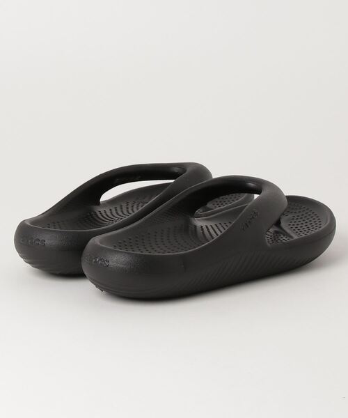 crocs（クロックス）の「CROCS/クロックス レディース メンズ Mellow Recovery Flip  メロウ リカバリー  フリップ 軽量 サンダル 208437-001（サンダル・レディース・ブラック×ブラック・23.0cm/24.0cm/25.0cm/26.0cm/27.0cm/28.0cm）」の2枚目の写真