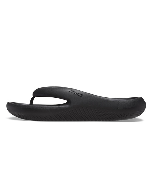 crocs（クロックス）の「CROCS/クロックス レディース メンズ Mellow Recovery Flip  メロウ リカバリー  フリップ 軽量 サンダル 208437-001（サンダル・レディース・ブラック×ブラック・23.0cm/24.0cm/25.0cm/26.0cm/27.0cm/28.0cm）」の7枚目の写真