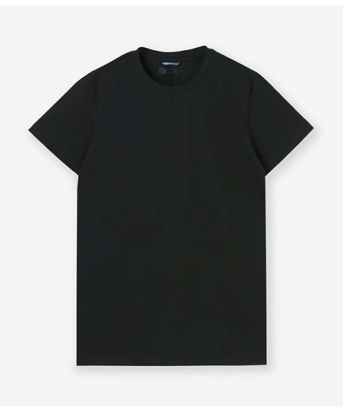 junhashimoto(ジュンハシモト)の「-3℃ SERIBU CREW NEC(Tシャツ/カットソー・メンズ・ホワイト/ブラック・2)」の1枚目の写真