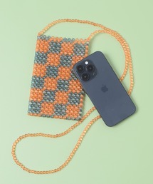 花柄刺繍 和装用バッグ オレンジ系総ビーズ 手刺繍 総ビーズバッグ 花柄 - メルカリ