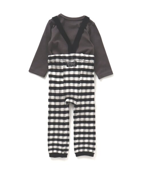 BREEZE（ブリーズ）の「サス付きベビースパッツ＆ボディオールセット（その他ベビーウェア・キッズ・ブルー/マスタード/チェック・70/80）」の11枚目の写真