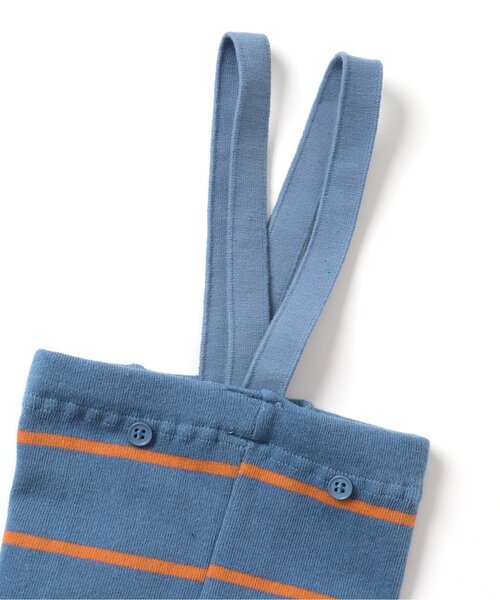 BREEZE（ブリーズ）の「サス付きベビースパッツ＆ボディオールセット（その他ベビーウェア・キッズ・ブルー/マスタード/チェック・70/80）」の9枚目の写真