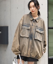 WEGO | WEGO/デニムZIPジャケット(デニムジャケット)