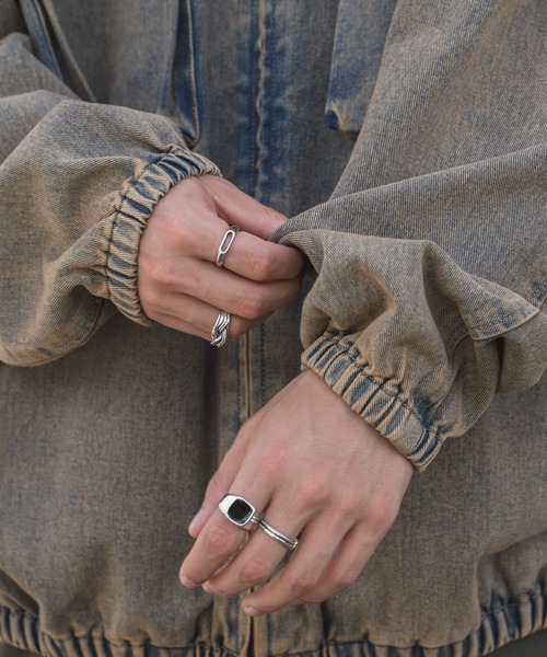 WEGO（ウィゴー）の「WEGO/デニムZIPジャケット（デニムジャケット・メンズ・スカイブルー/レッド系その他/ブラック系その他・MEDIUM/LARGE）」の8枚目の写真