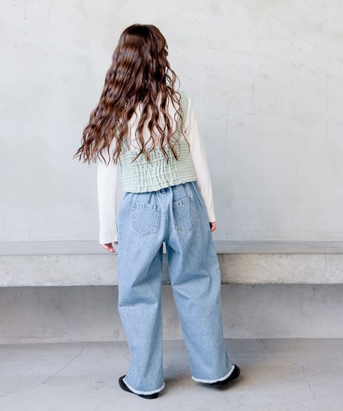 GLOBAL WORK（グローバルワーク）の「3SETツイードセットアップ/972916（その他トップス・キッズ・アイボリー/ミント・110cm/120cm/130cm/150cm/160cm/100cm/140cm）」の20枚目の写真