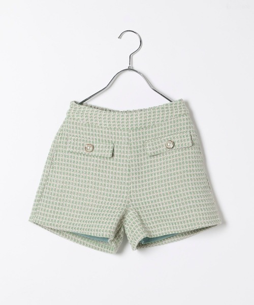 GLOBAL WORK（グローバルワーク）の「3SETツイードセットアップ/972916（その他トップス・キッズ・アイボリー/ミント・110cm/120cm/130cm/150cm/160cm/100cm/140cm）」の3枚目の写真