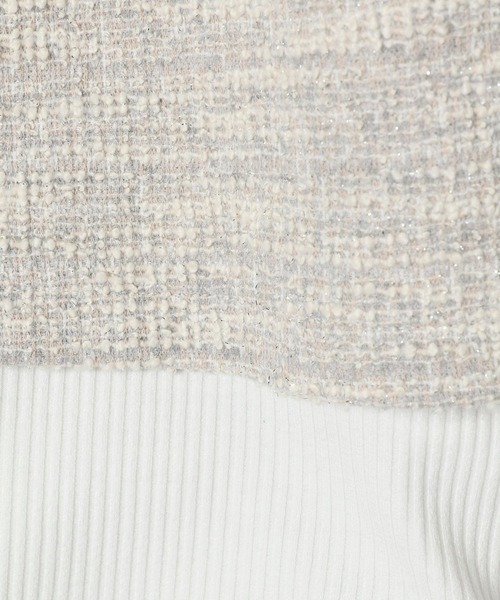 GLOBAL WORK（グローバルワーク）の「3SETツイードセットアップ/972916（その他トップス・キッズ・アイボリー/ミント・110cm/120cm/130cm/150cm/160cm/100cm/140cm）」の7枚目の写真