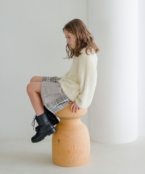 GLOBAL WORK（グローバルワーク）の「ムテキプリプリスカパン/964341（スカート・キッズ・ブラック/アイボリー/ブラウン系その他5/グレー・110cm/140cm/100cm/120cm/130cm/150cm/160cm）」の11枚目の写真