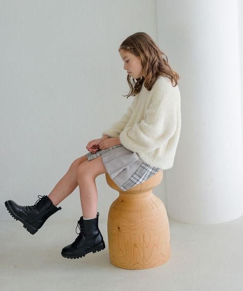 GLOBAL WORK（グローバルワーク）の「ムテキプリプリスカパン/964341（スカート・キッズ・ブラック/アイボリー/ブラウン系その他5/グレー・110cm/140cm/100cm/120cm/130cm/150cm/160cm）」の13枚目の写真