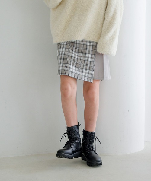 GLOBAL WORK（グローバルワーク）の「ムテキプリプリスカパン/964341（スカート・キッズ・ブラック/アイボリー/ブラウン系その他5/グレー・110cm/140cm/100cm/120cm/130cm/150cm/160cm）」の14枚目の写真