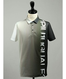 AKMポロシャツ AKM】MICRO Z PILE S/S POLO -D.GREY-