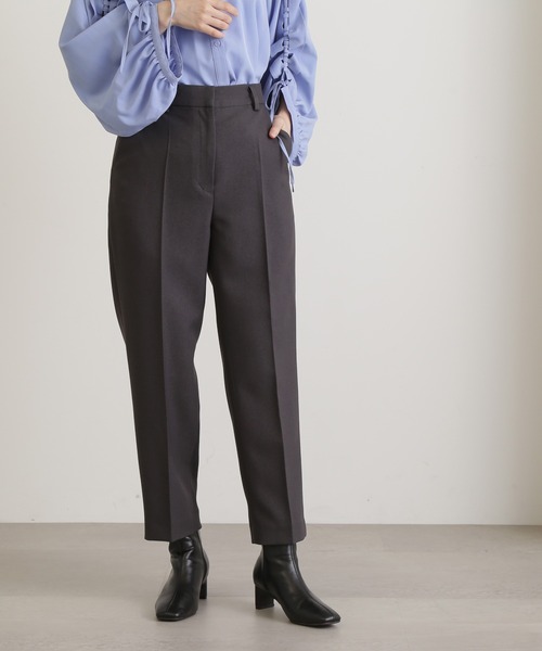 N.（N. Natural Beauty Basic）（エヌエヌナチュラルビューティーベーシック）の「【S Size Line】◆アンクルテーパードパンツ（スラックス・レディース・グレー/ブルー/オフホワイト・SMALL/MEDIUM）」の3枚目の写真