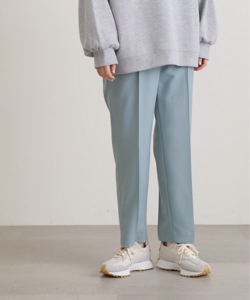 N.（N. Natural Beauty Basic）（エヌエヌナチュラルビューティーベーシック）の「【S Size Line】◆アンクルテーパードパンツ（スラックス・レディース・グレー/ブルー/オフホワイト・SMALL/MEDIUM）」の12枚目の写真