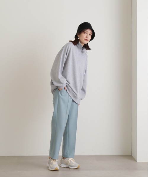 N.（N. Natural Beauty Basic）（エヌエヌナチュラルビューティーベーシック）の「【S Size Line】◆アンクルテーパードパンツ（スラックス・レディース・グレー/ブルー/オフホワイト・SMALL/MEDIUM）」の13枚目の写真