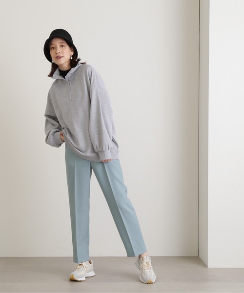 N.（N. Natural Beauty Basic）（エヌエヌナチュラルビューティーベーシック）の「【S Size Line】◆アンクルテーパードパンツ（スラックス・レディース・グレー/ブルー/オフホワイト・SMALL/MEDIUM）」の15枚目の写真