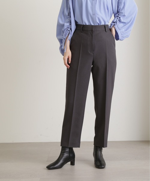 N.（N. Natural Beauty Basic）（エヌエヌナチュラルビューティーベーシック）の「【S Size Line】◆アンクルテーパードパンツ（スラックス・レディース・グレー/ブルー/オフホワイト・SMALL/MEDIUM）」の4枚目の写真