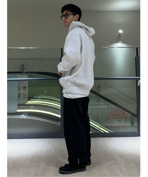 BACK NUMBER（バックナンバー）の「【BACK NUMBER】「15オンス」ヘビー裏毛スウェットパーカー（パーカー・メンズ・ライトグレー/ブラック/グリーン/イエロー/ダークグレー/オリーブ・XL/M/L/S）」の8枚目の写真