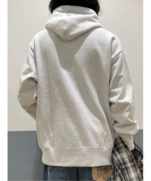 BACK NUMBER（バックナンバー）の「【BACK NUMBER】「15オンス」ヘビー裏毛スウェットパーカー（パーカー・メンズ・ライトグレー/ブラック/グリーン/イエロー/ダークグレー/オリーブ・XL/M/L/S）」の14枚目の写真