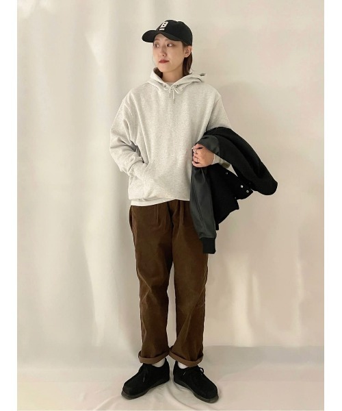 BACK NUMBER】「15オンス」ヘビー裏毛スウェットパーカー（パーカー