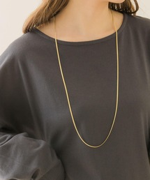 SMELLY | スネークチェーンロングネックレス(ネックレス)