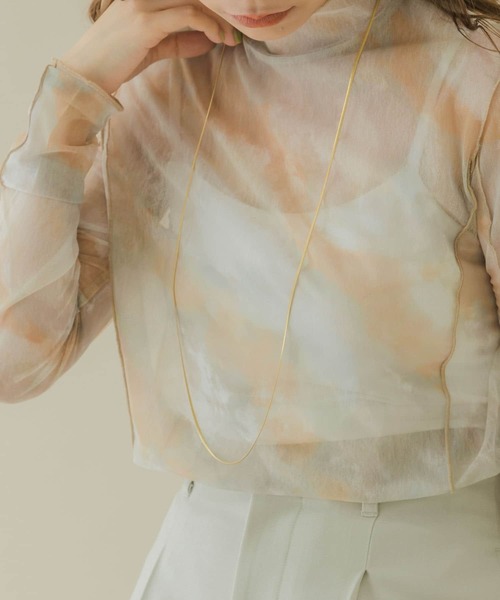 SMELLY（スメリー）の「スネークチェーンロングネックレス（ネックレス・レディース・ゴールド/シルバー・-）」の5枚目の写真