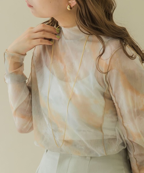 SMELLY（スメリー）の「スネークチェーンロングネックレス（ネックレス・レディース・ゴールド/シルバー・-）」の6枚目の写真