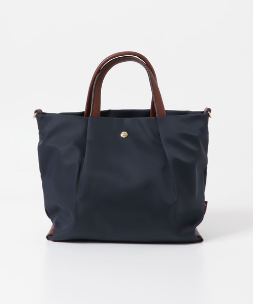 Legato Largo（レガートラルゴ）の「Legato largo　撥水ナイロン2WAYショルダーバッグ（ショルダーバッグ・レディース・ネイビー/グレー/ブラック・ONE）」の7枚目の写真