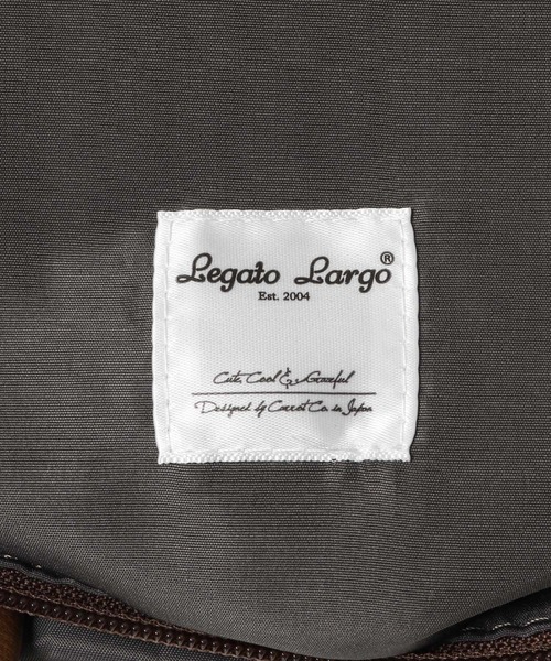 Legato Largo（レガートラルゴ）の「Legato largo　撥水ナイロン2WAYショルダーバッグ（ショルダーバッグ・レディース・ネイビー/グレー/ブラック・ONE）」の13枚目の写真