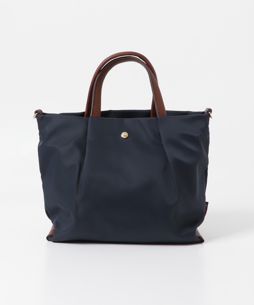 Legato Largo（レガートラルゴ）の「Legato largo　撥水ナイロン2WAYショルダーバッグ（ショルダーバッグ・レディース・ネイビー/グレー/ブラック・ONE）」の17枚目の写真