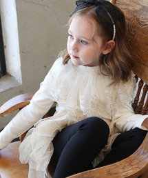 リリィ ヘアピン /リボン キラキラ ストーン ジルコニア