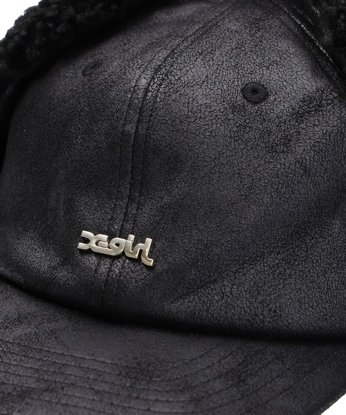 X-girl（エックスガール）の「6PANEL FLIGHT CAP（キャップ・レディース・ブラック/ブラウン・ONE SIZE）」の15枚目の写真