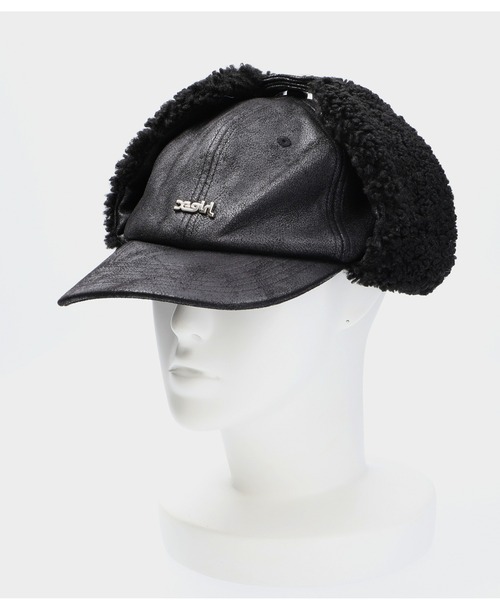 X-girl（エックスガール）の「6PANEL FLIGHT CAP（キャップ・レディース・ブラック/ブラウン・ONE SIZE）」の7枚目の写真