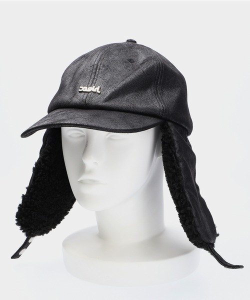 X-girl（エックスガール）の「6PANEL FLIGHT CAP（キャップ・レディース・ブラック/ブラウン・ONE SIZE）」の8枚目の写真