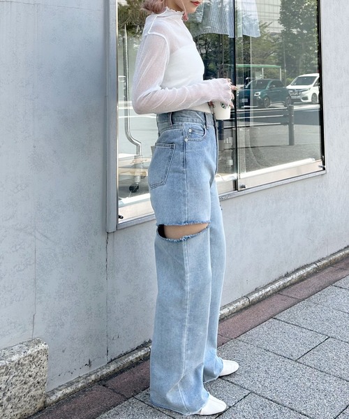 INGNI（イング）の「ラメチュールメロウトップス（その他トップス・レディース・シルバー/グレー/ブラック・M）」の20枚目の写真