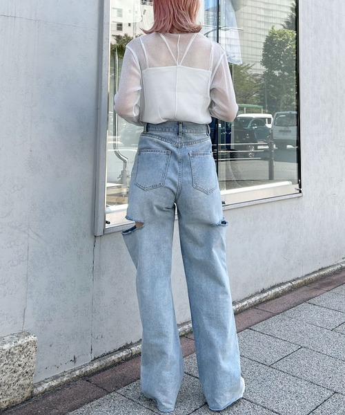 INGNI（イング）の「ラメチュールメロウトップス（その他トップス・レディース・シルバー/グレー/ブラック・M）」の21枚目の写真