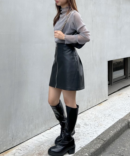 INGNI（イング）の「ラメチュールメロウトップス（その他トップス・レディース・シルバー/グレー/ブラック・M）」の14枚目の写真