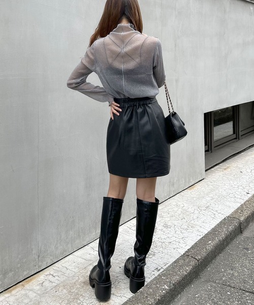 INGNI（イング）の「ラメチュールメロウトップス（その他トップス・レディース・シルバー/グレー/ブラック・M）」の15枚目の写真