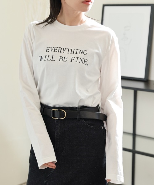 ULEULA(ウルア)の「ロゴT/プリントオーバーTシャツ(Tシャツ/カットソー・レディース・ホワイト/ブラック・FREE)」の13枚目の写真