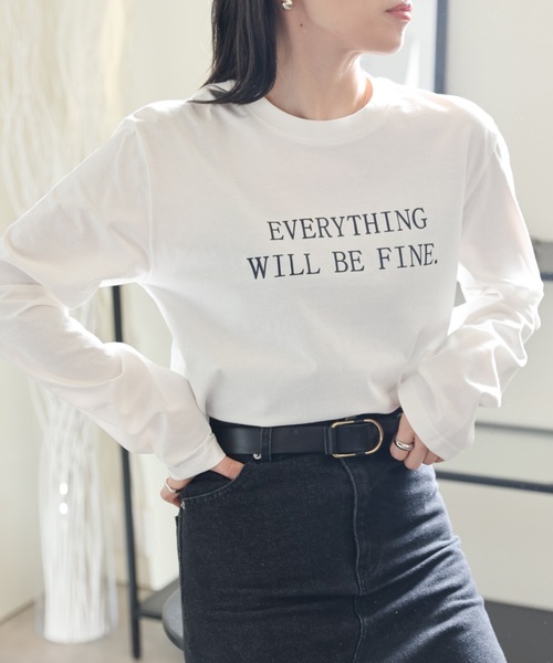 ULEULA(ウルア)の「ロゴT/プリントオーバーTシャツ(Tシャツ/カットソー・レディース・ホワイト/ブラック・FREE)」の11枚目の写真