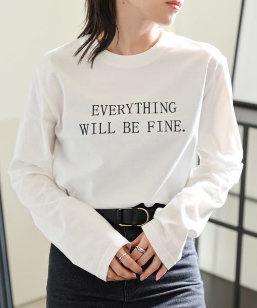 ULEULA(ウルア)の「ロゴT/プリントオーバーTシャツ(Tシャツ/カットソー・レディース・ホワイト/ブラック・FREE)」の12枚目の写真